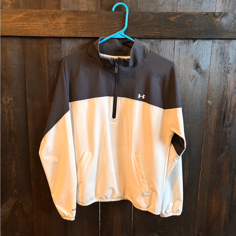 Under Armour Black and White Pullover Jacket
